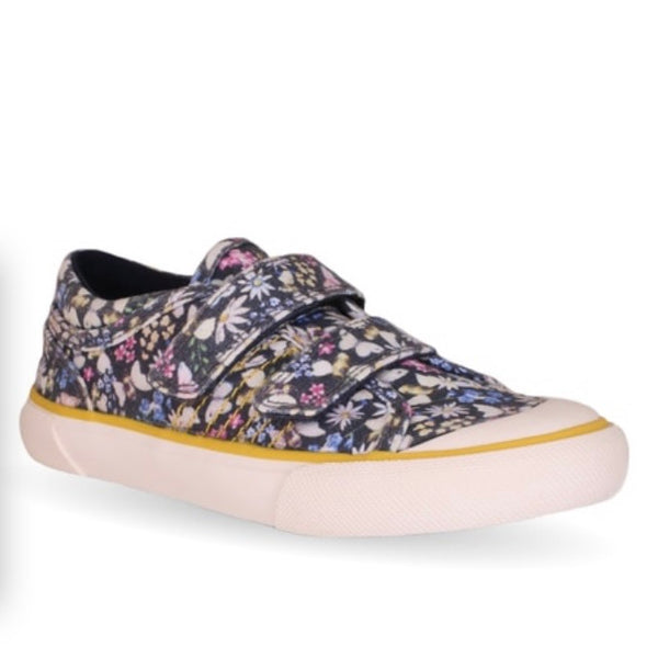 Start Rite Meadow Navy Floral Canvas