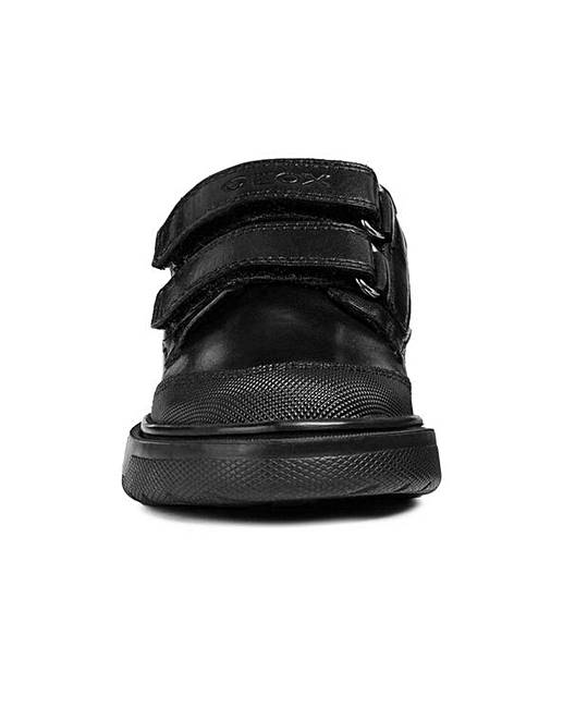 Geox Riddock Black Double Velcro Shoe (Reinforced Toe)